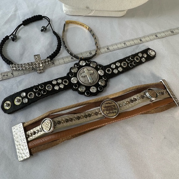 Faith based necklace and bracelets set - Picture 4 of 7